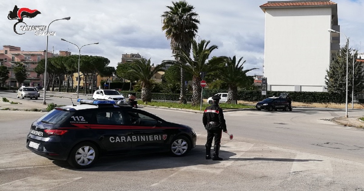 I Carabinieri della Compagnia di Siracusa hanno arrestato su ordine dell'Autorità Giudiziaria un pregiudicato