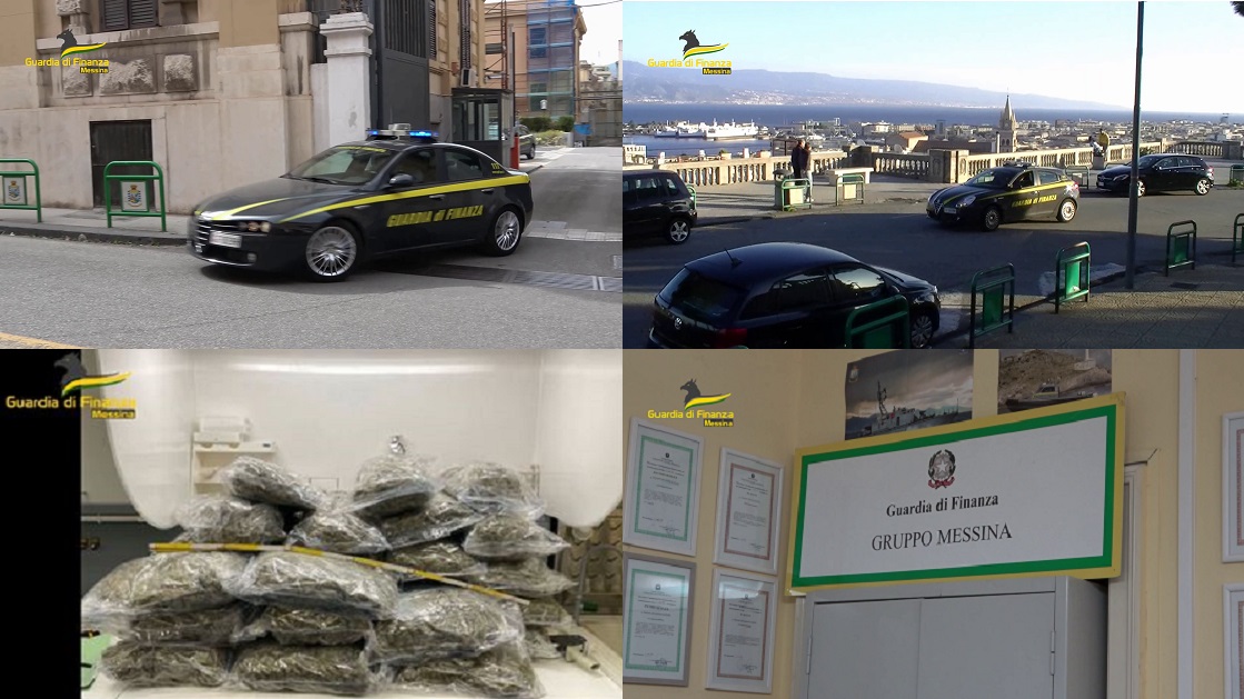 I Finanzieri del Comando Provinciale di Messina, con l’ausilio delle unità cinofile hanno operato agli imbarcaderi un significativo sequestro di droga