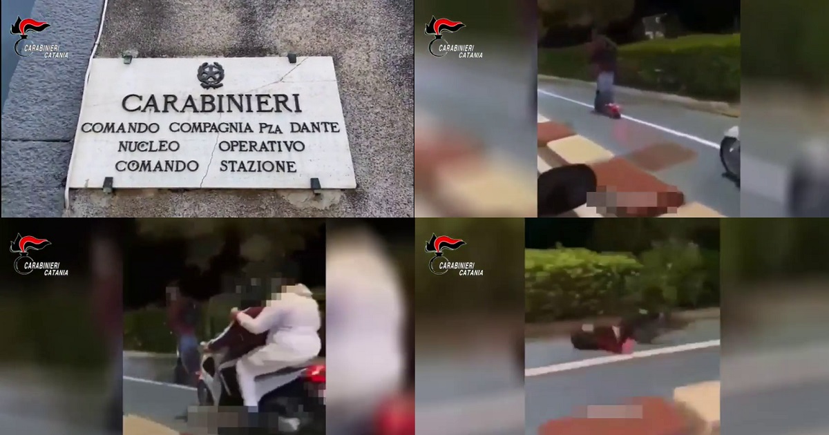 a bordo del suo monopattino stava percorrendo la pista ciclabile del lungomare di Catania, è stato affiancato da uno scooter, con a bordo due giovani che, senza alcun motivo, lo hanno violentemente spinto