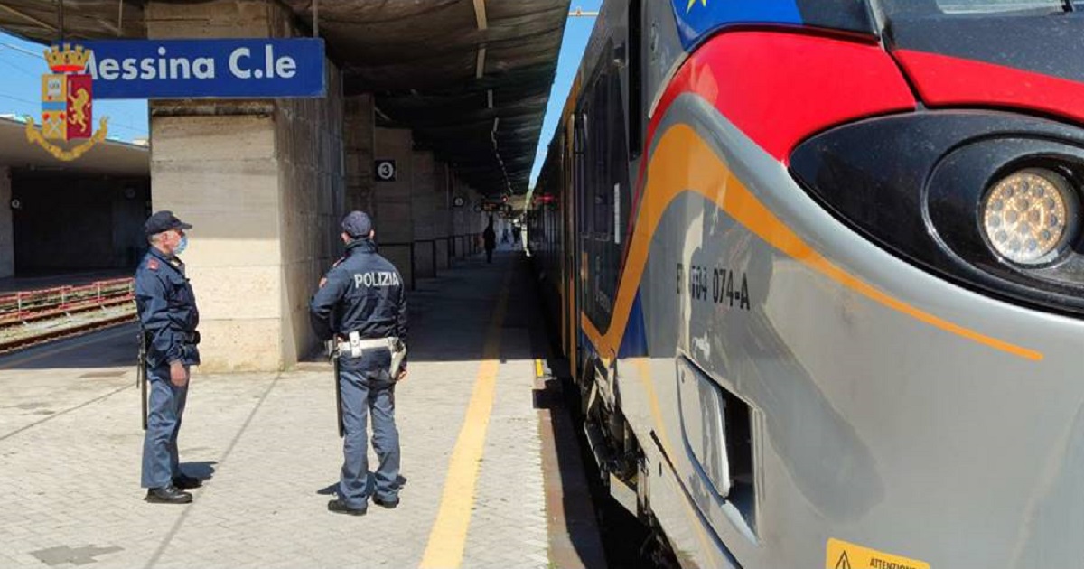 Latitante viaggia in treno dalla Germania. La Polizia Ferroviaria di Messina ha arrestato un catanese di 28 anni